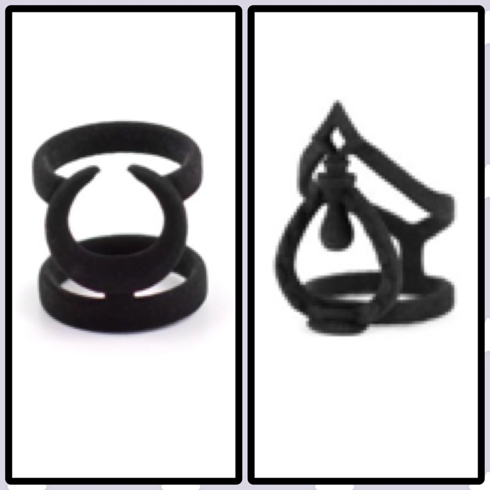 🚫SOLD🚫 Rogue + Wolf 2 midi ring size 4 bundle